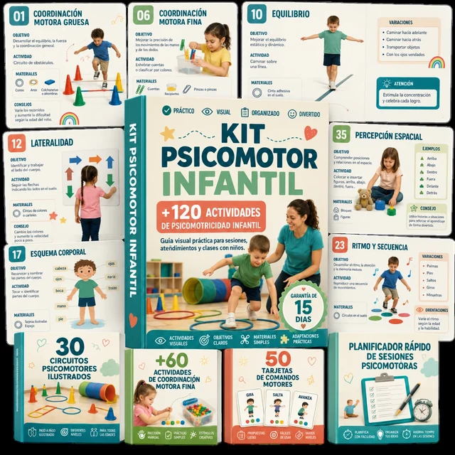 Kit Psicomotor Infantil - Todo lo que recibes
